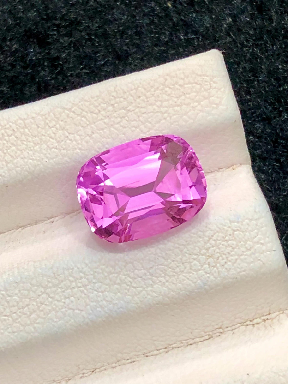 Pink Kunzite 4.80ct Cushion Cut Gemstone from Afghanistan – Elegant Sparkling Pink Gem