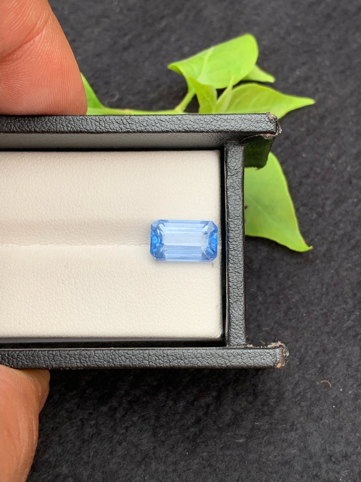 Santa Maria Blue Aquamarine Gemstone: Emerald Cut, March Birthstone, 3.85 Carats