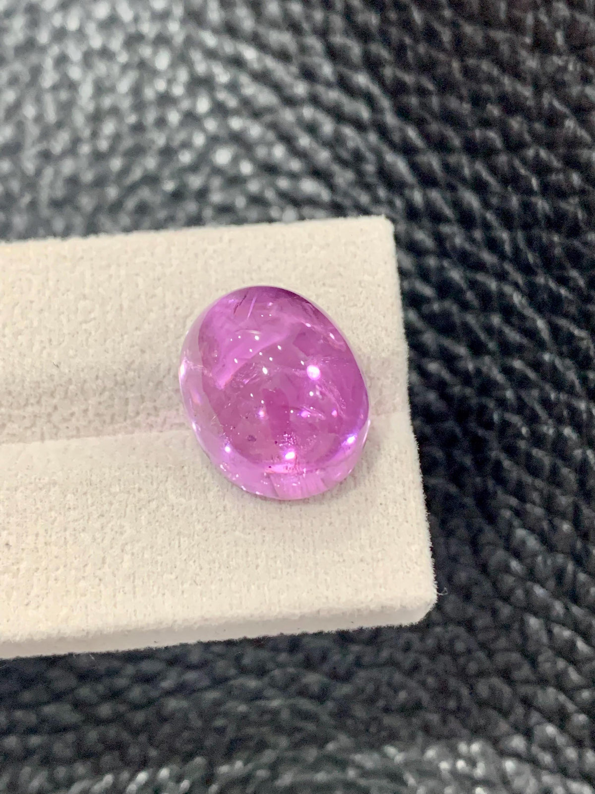 Pink Kunzite 20.30ct Oval Cabochon | Lustrous Afghan Gem