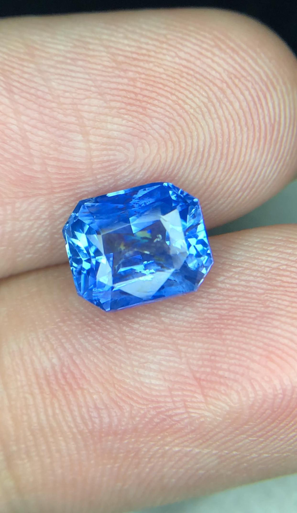 Cornflower Blue Sapphire 2.90ct | Cushion Cut | Sri Lanka | Fine Faceted Loose Gemstone | Collector Quality