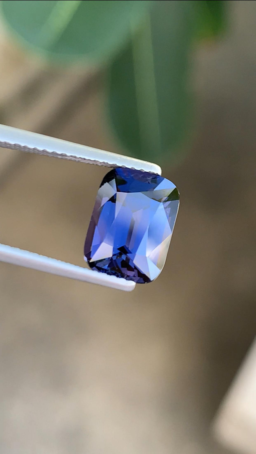 3.70ct Cobalt Blue Spinel Gemstone: Rare Deep Blue Gem