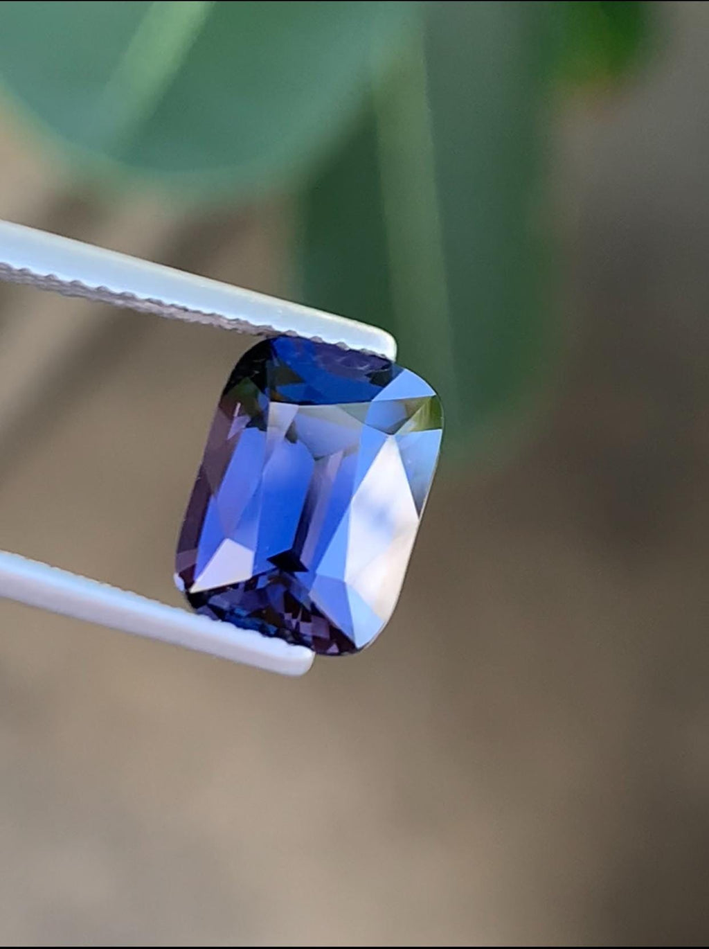 3.70ct Cobalt Blue Spinel Gemstone: Rare Deep Blue Gem