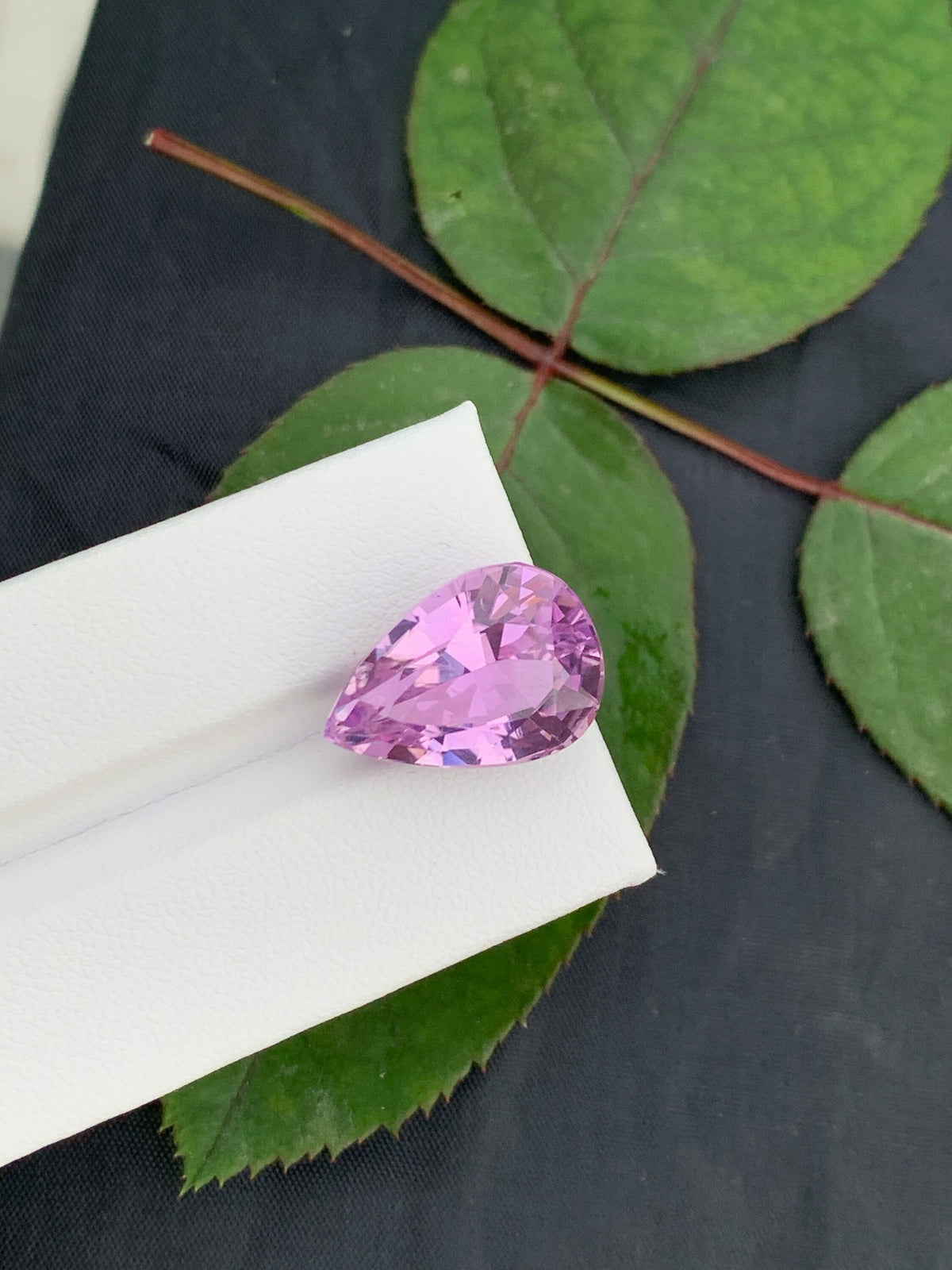 Pear Shape Pink Kunzite Gemstone: Natural November Birthstone, 14.65 CT