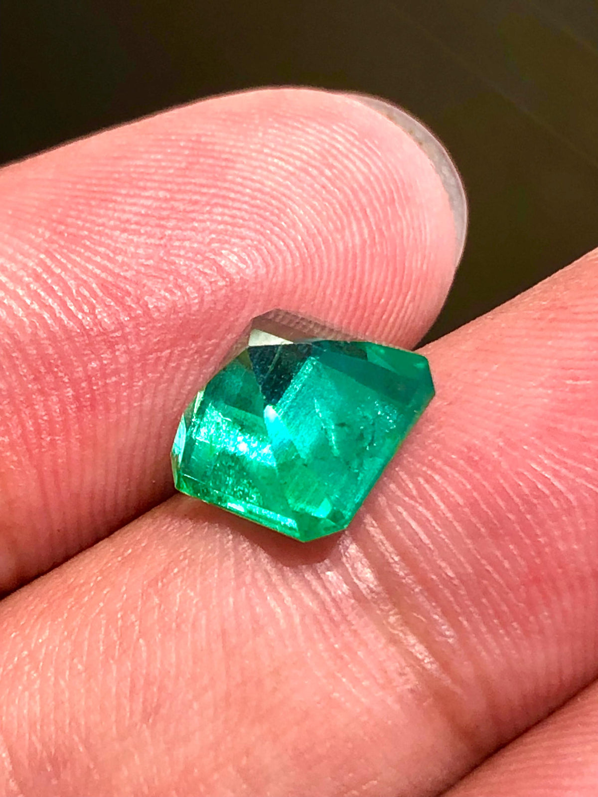 GRS Certified Brazil Mines Emerald,Premium Gem Quality 3.66 Cts Minor