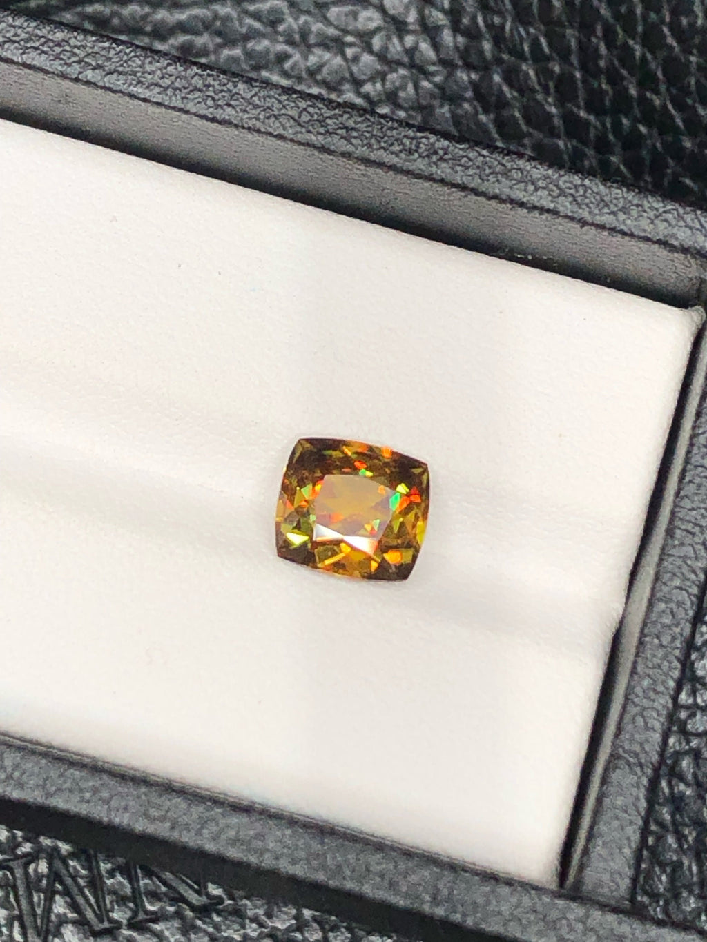 Cushion Cut Sphene Gemstone: 2.30 CT Natural Titanite Stone