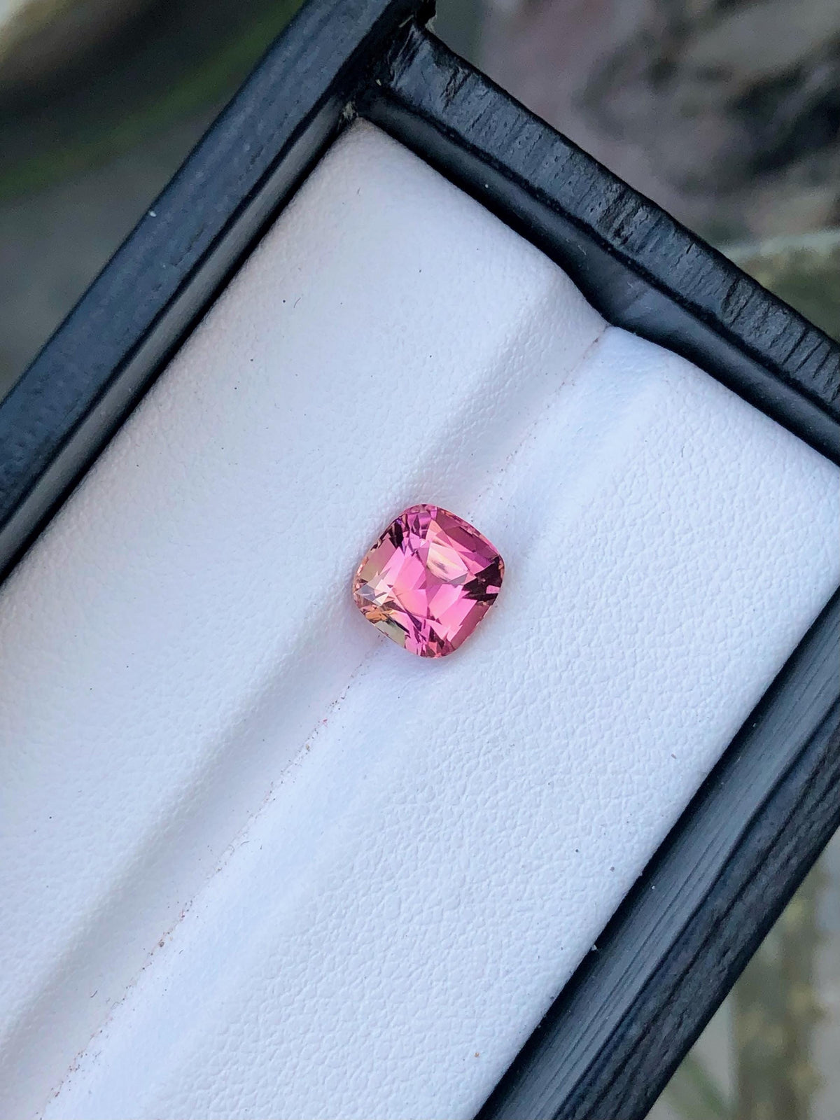 Natural Pink Tourmaline Gemstone: 2.25 CT Cushion Cut, Afghanistan Origin