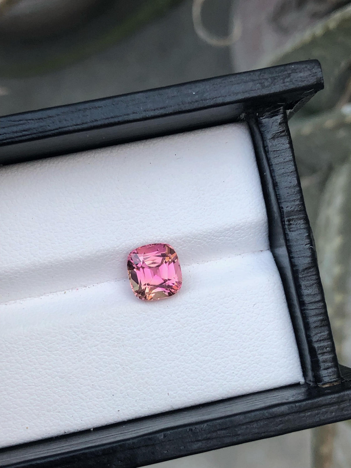 Natural Pink Tourmaline Gemstone: 2.25 CT Cushion Cut, Afghanistan Origin