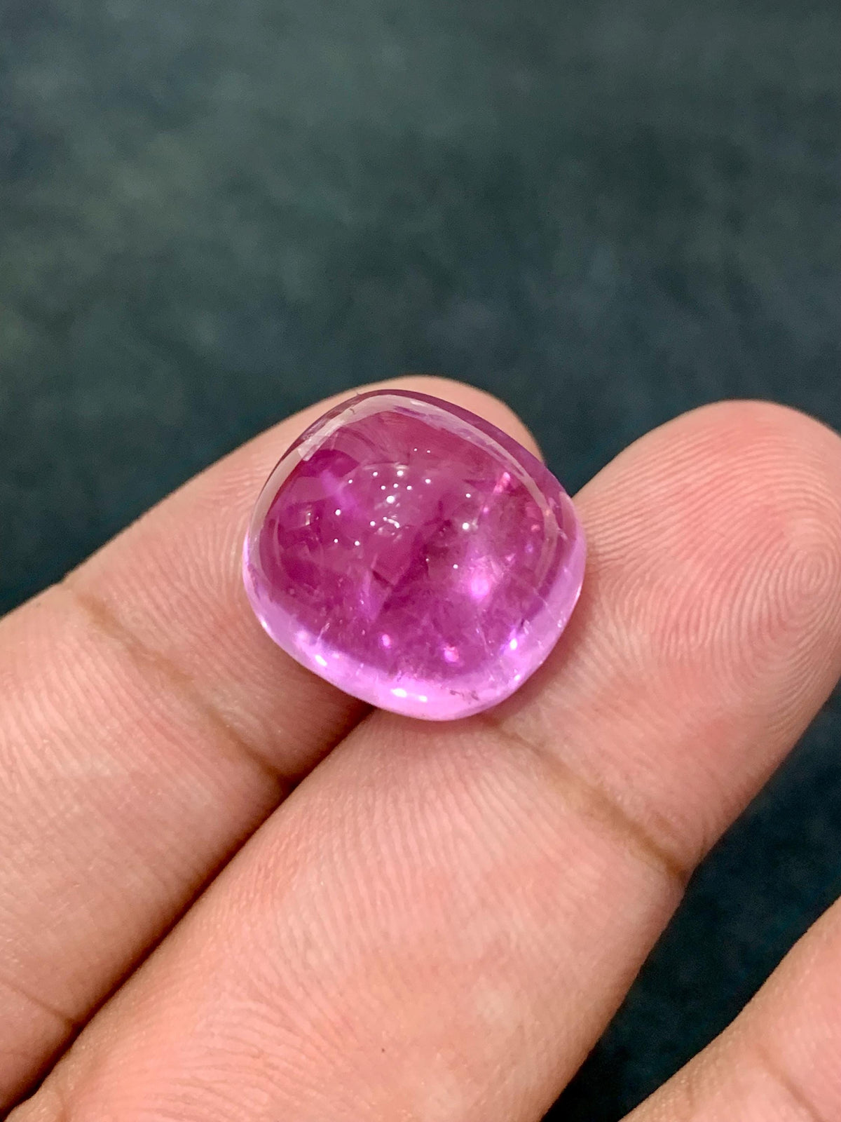 Pink Kunzite 21.85ct Squarish Cabochon | Afghan Origin | Collector Grade
