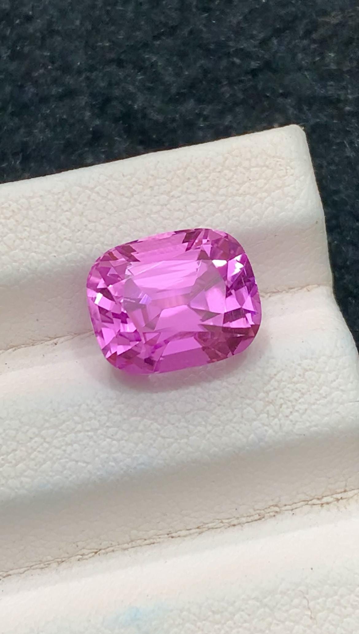 Pink Kunzite 5.50ct Cushion Cut Loose Gemstone from Afghanistan