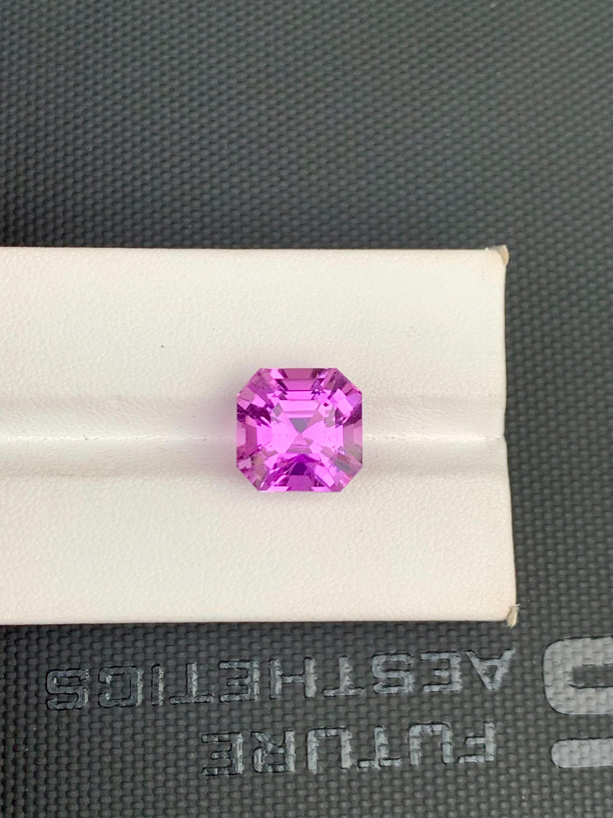 Deep Pink Kunzite Gemstone: Faceted Asscher Cut, 11.57 CT