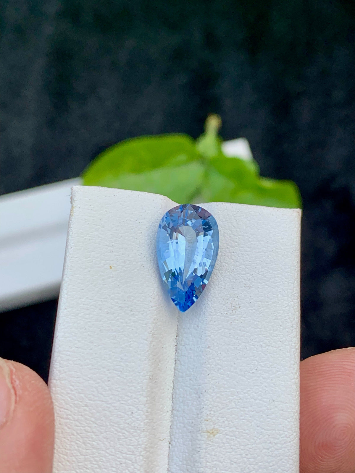 Santa Maria Aquamarine Gemstone: 4.05 CT Pear Cut Stone