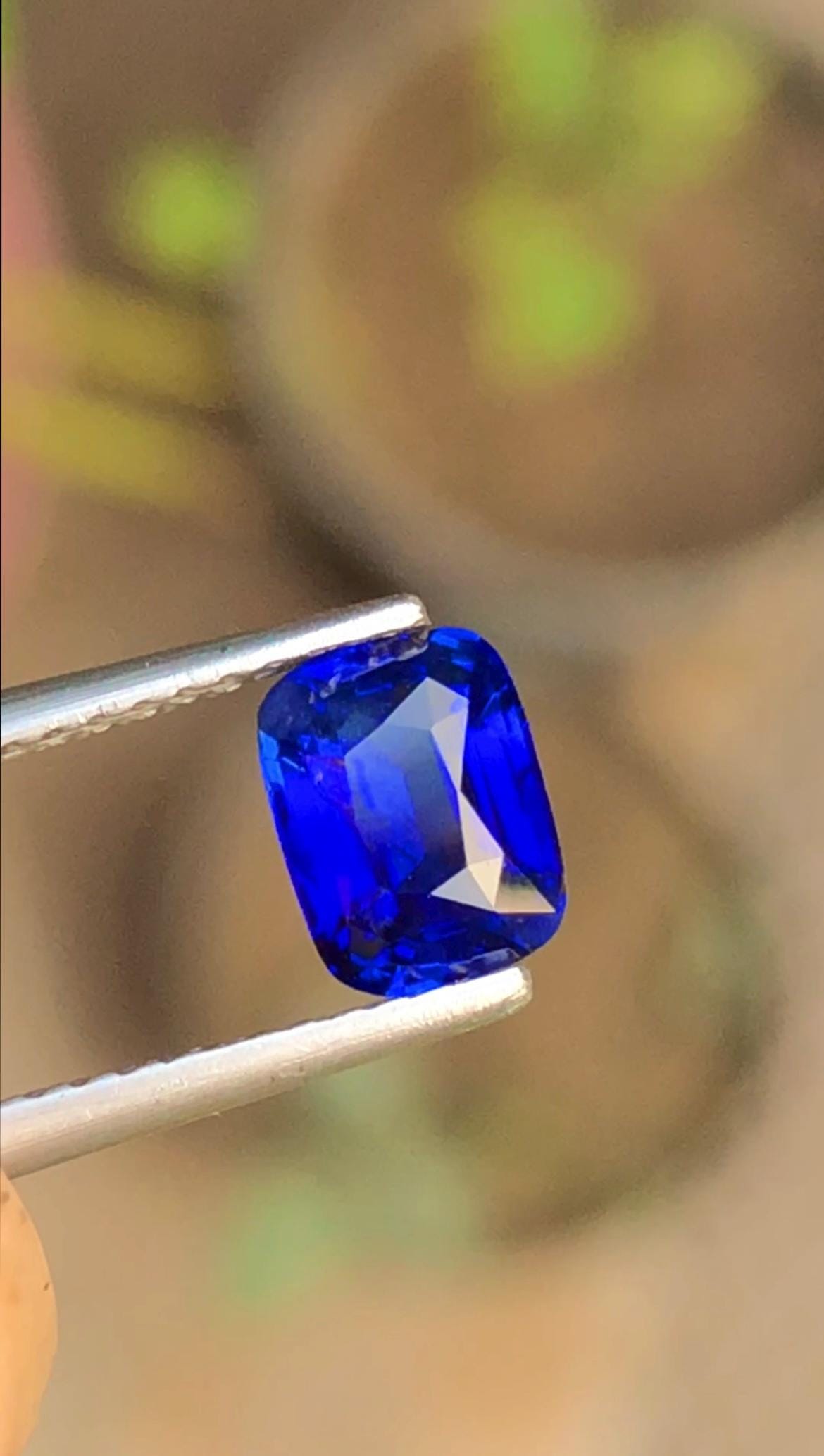 Royal Blue Sapphire 1.19ct Cushion Cut with Certificate – Madagascar Origin