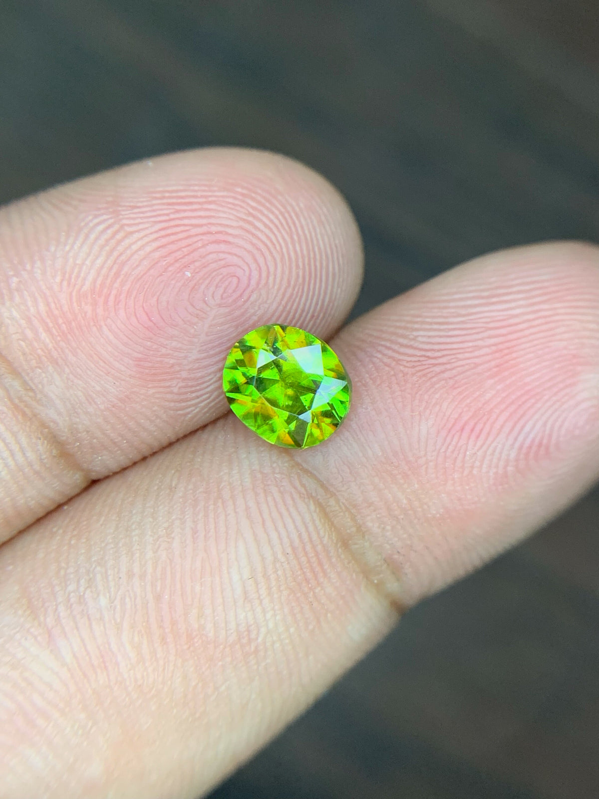 1.10 CT Natural Sphene Gemstone: Oval Cut, Himalayan Origin