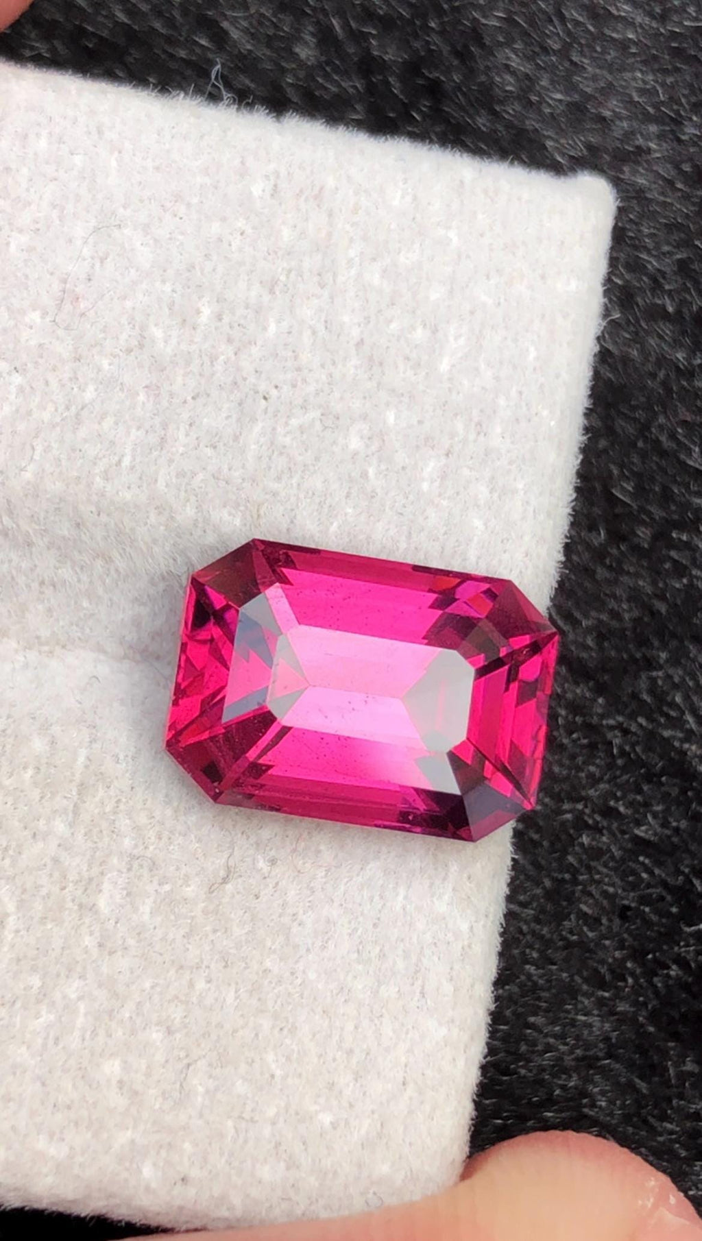 Rhodolite Purple Garnet 5.16ct Emerald Octagonal Cut – Tanga mine Tanzania