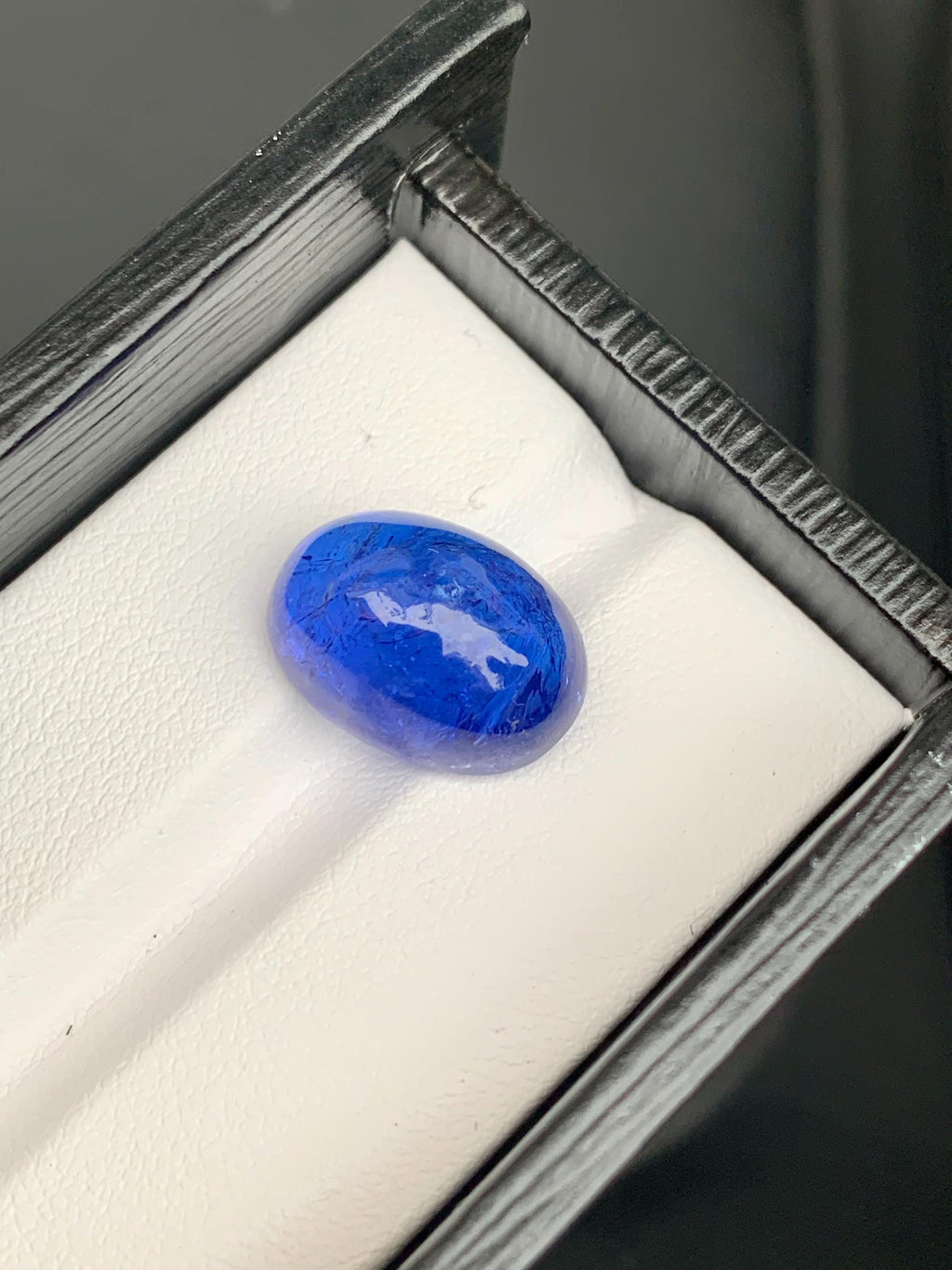 AAA Tanzanite Cabochon: Loose December Birthstone, Jewelry Making (16.40 Carat)