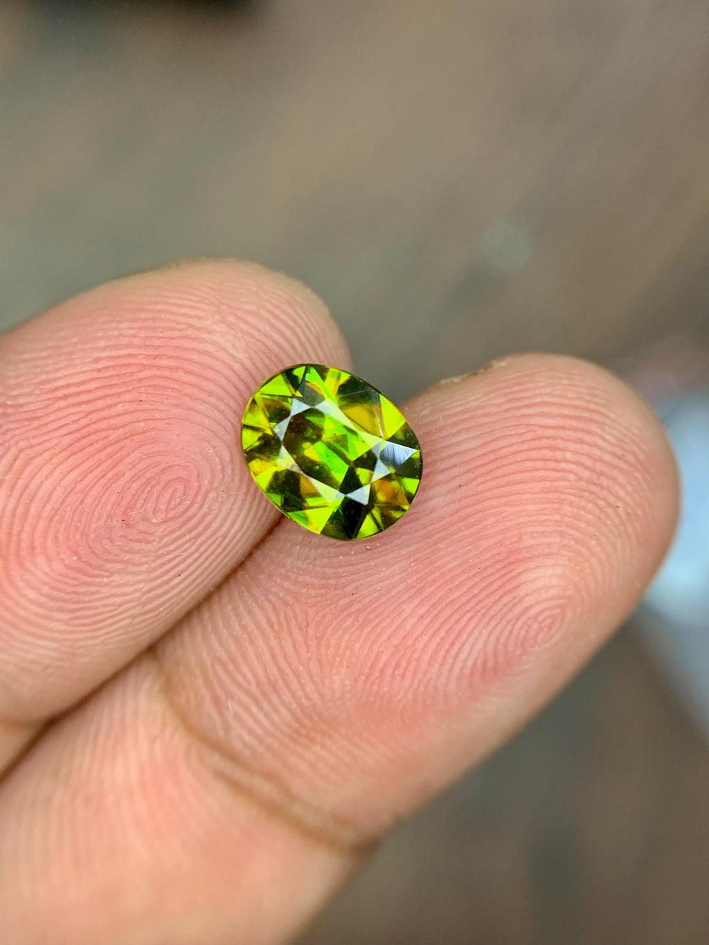 1.45 CT Oval Cut Sphene Gemstone: Himalayan Origin