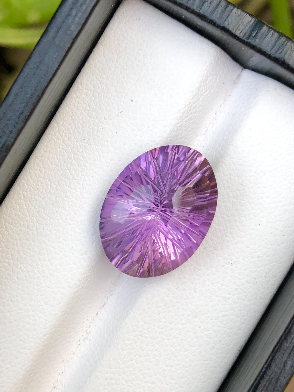 Fancy Cut Amethyst Gemstone: 11.70 CT Natural Purple Ring Stone