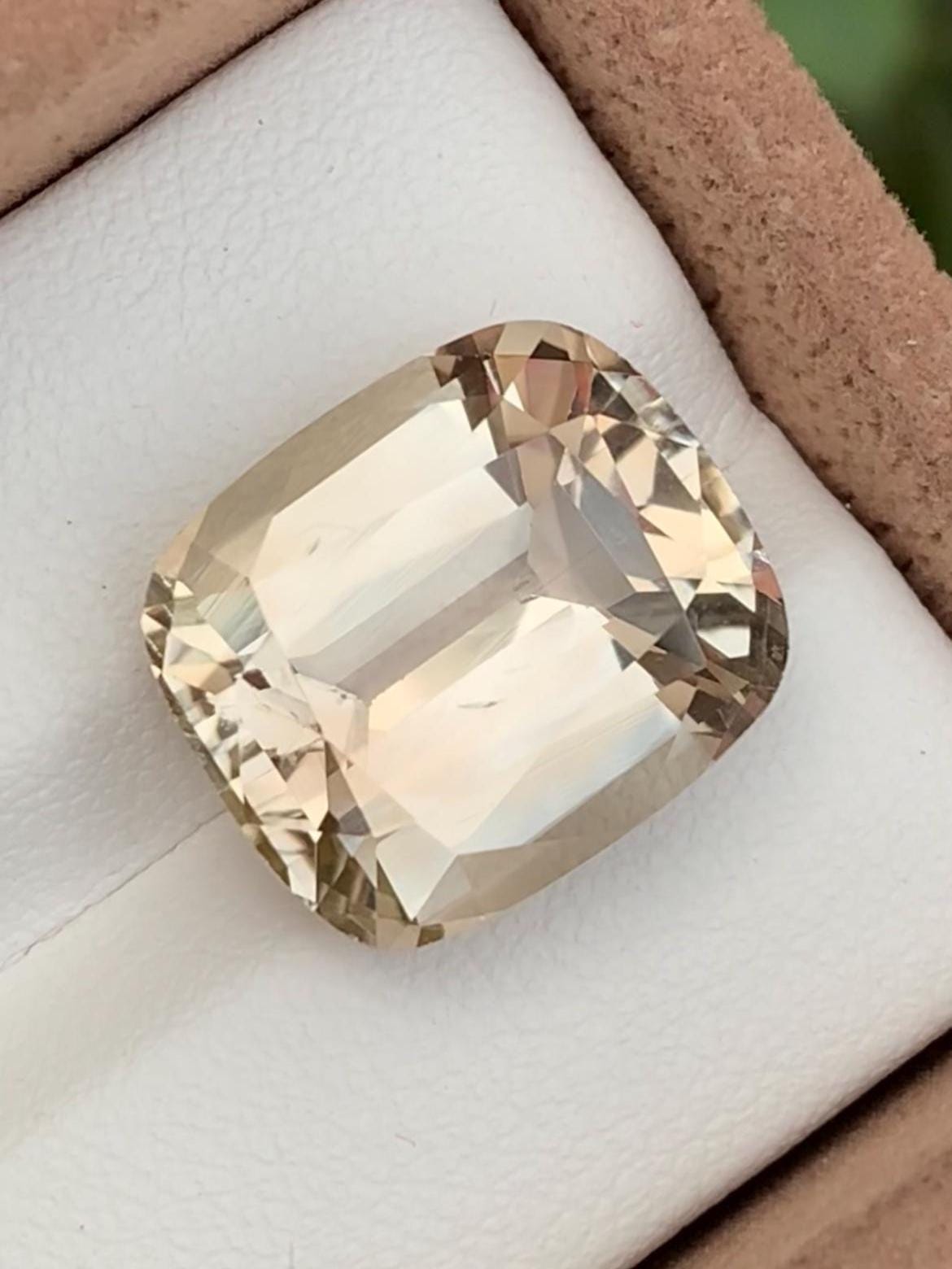 Golden Topaz 12.95ct Cushion Cut – Skardu Pakistan