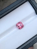 Natural Pink Tourmaline Gemstone: 2.15 CT Square Cushion Cut