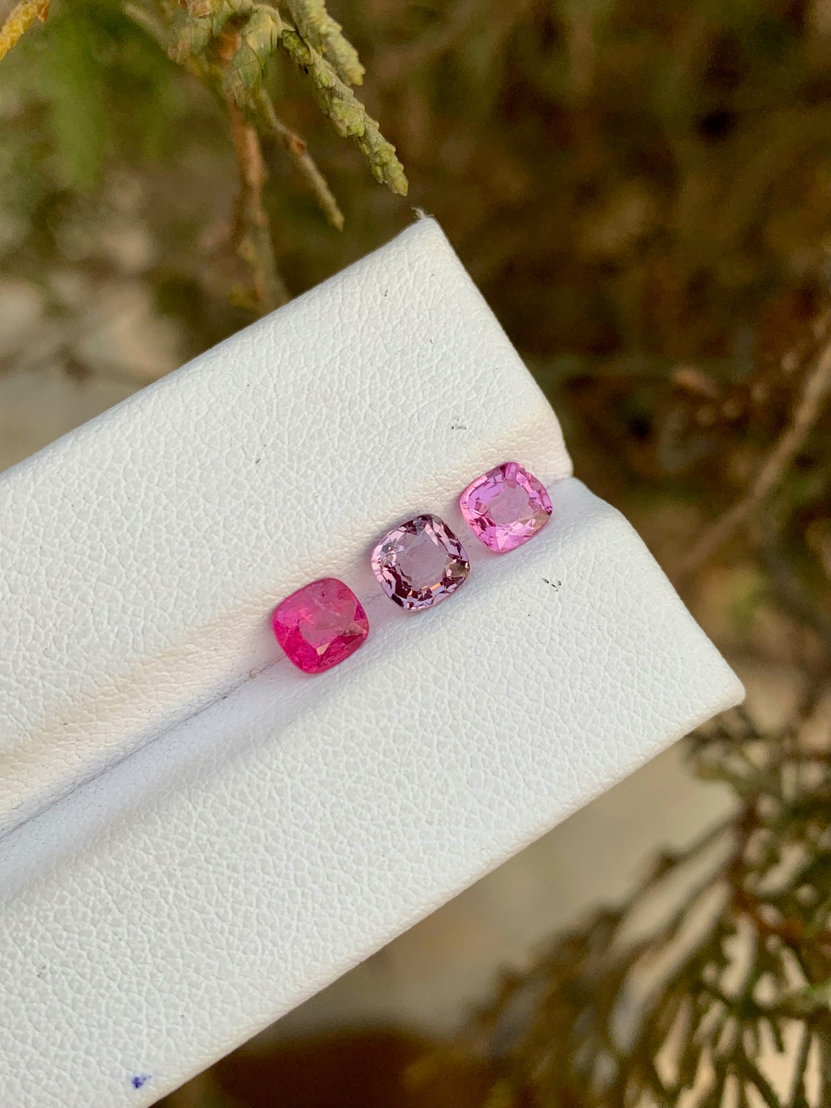 Magenta Red Spinel Gemstone Lot: Cushion Cut, Ring Size, 1.95ct