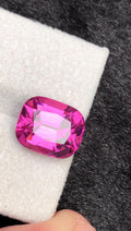 Tanga Mine Rhodolite Garnet 6.58ct Cushion Cut – Raspberry-Tone Tanzanian Gemstone