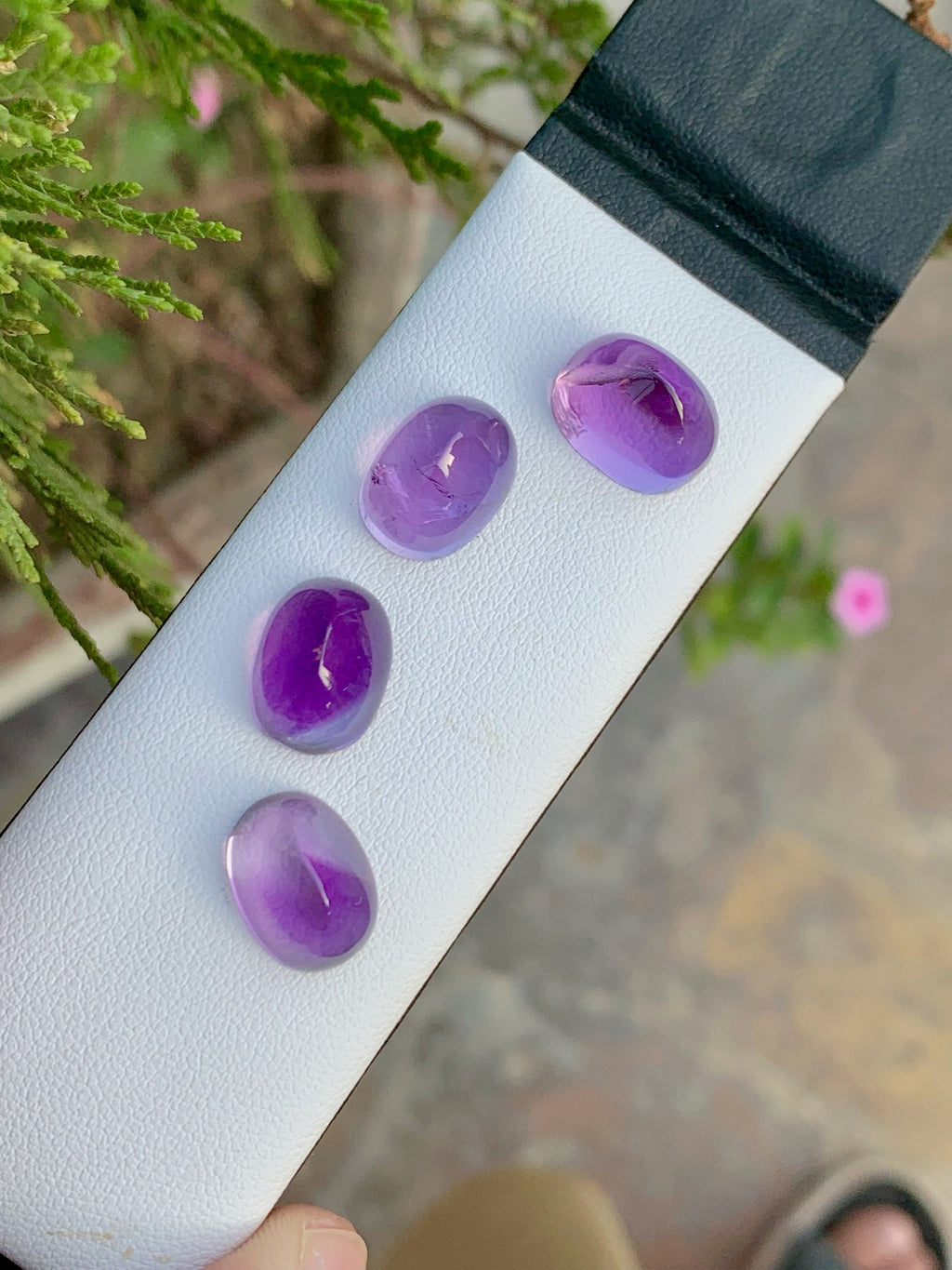 Natural Light Purple Amethyst Oval Cabochon Lot - 29.95 CT