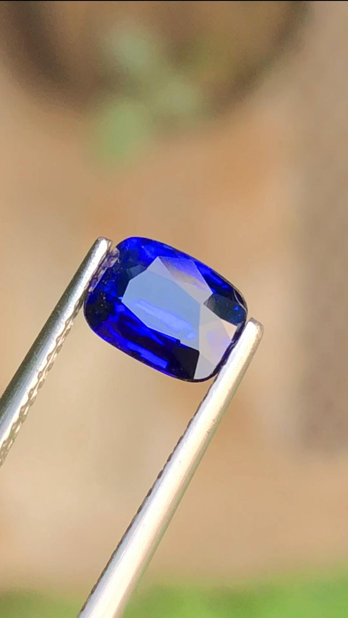 Royal Blue Sapphire 1.03ct Cushion Cut with Certificate – Madagascar Origin