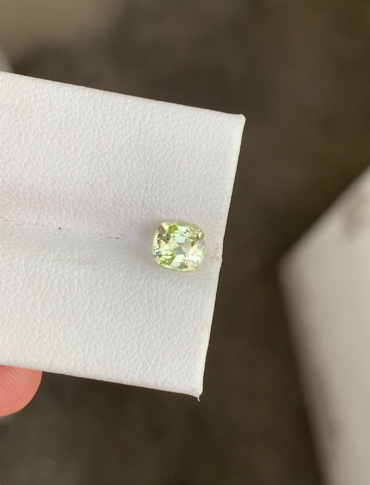 1.095 Carat Yellow-Green Chrysoberyl Gemstone: Sri Lanka Oval Cut