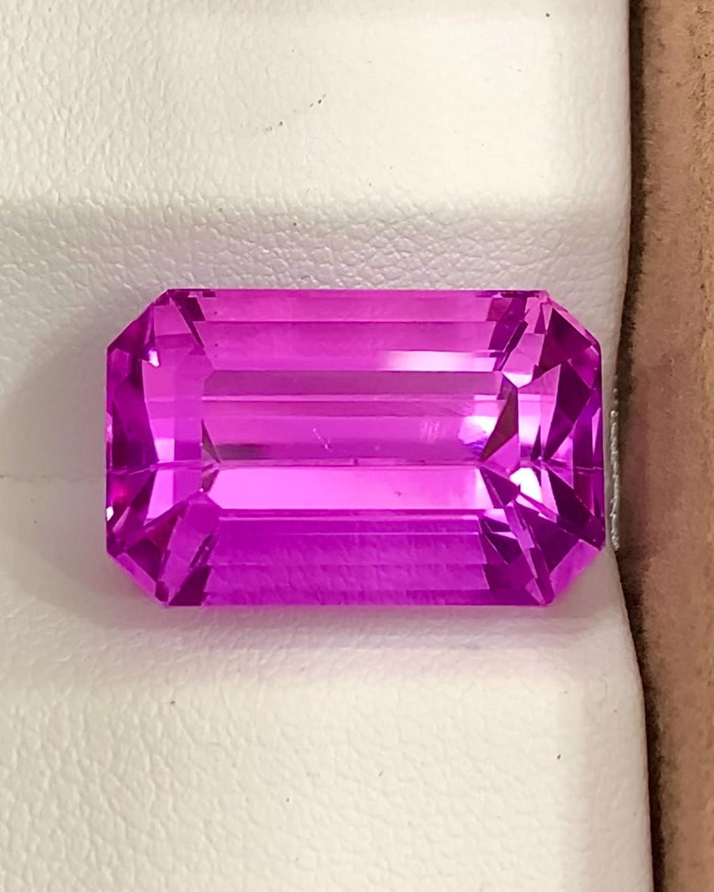 Pink Kunzite 27.95 Carat Emerald Cut Loose Gemstone – from Afghanistan