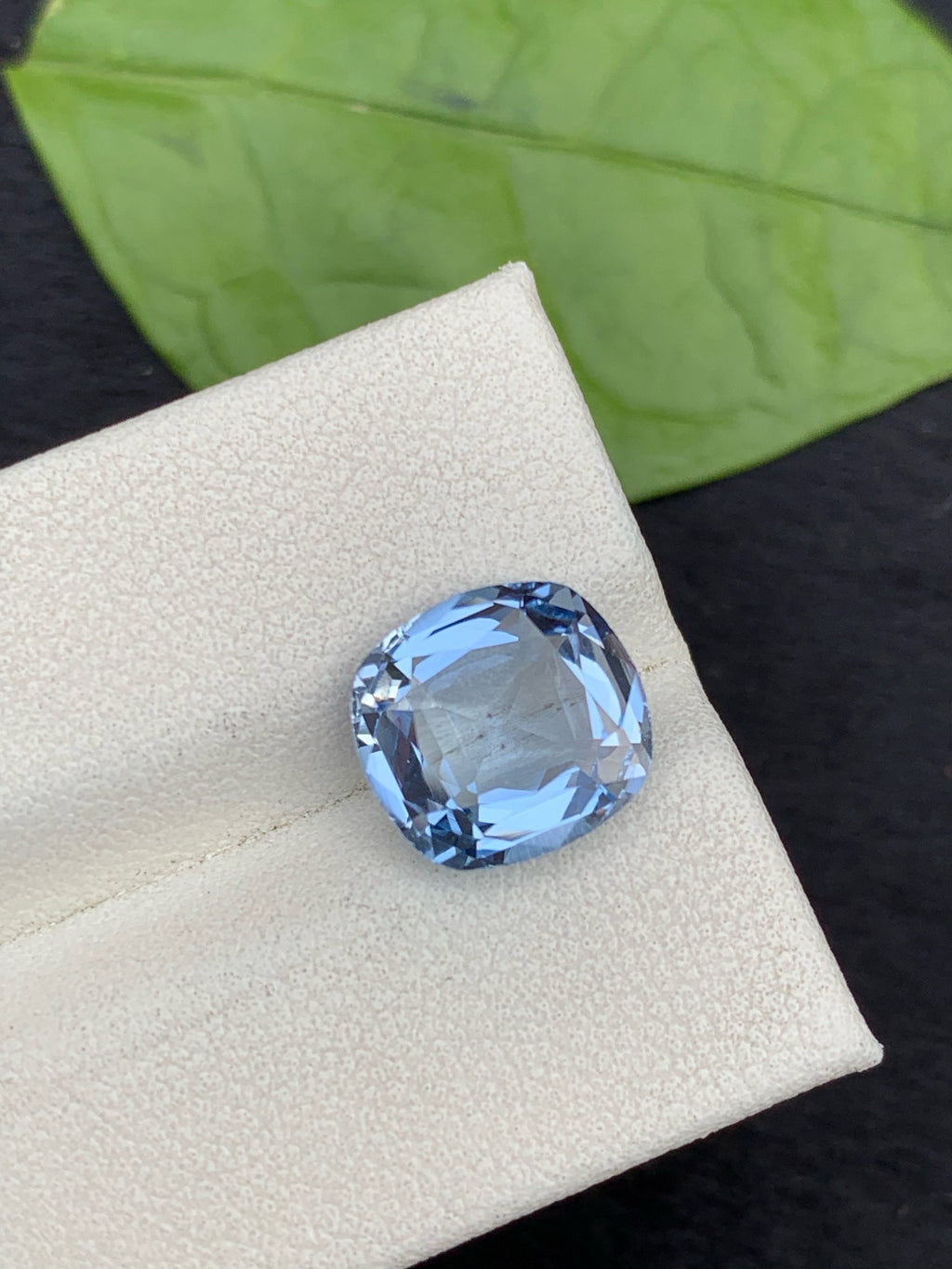 Santa Maria Blue Aquamarine Gemstone: 3.80 Carat Cushion Cut