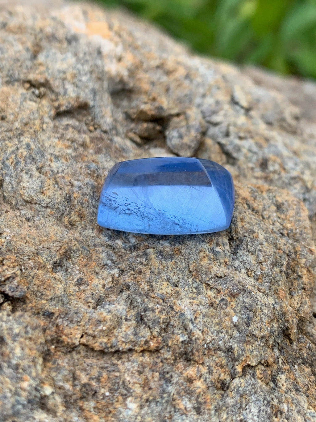 Mariner Blue Aquamarine Sugarloaf Cabochon: 18.70 CT Gemstone