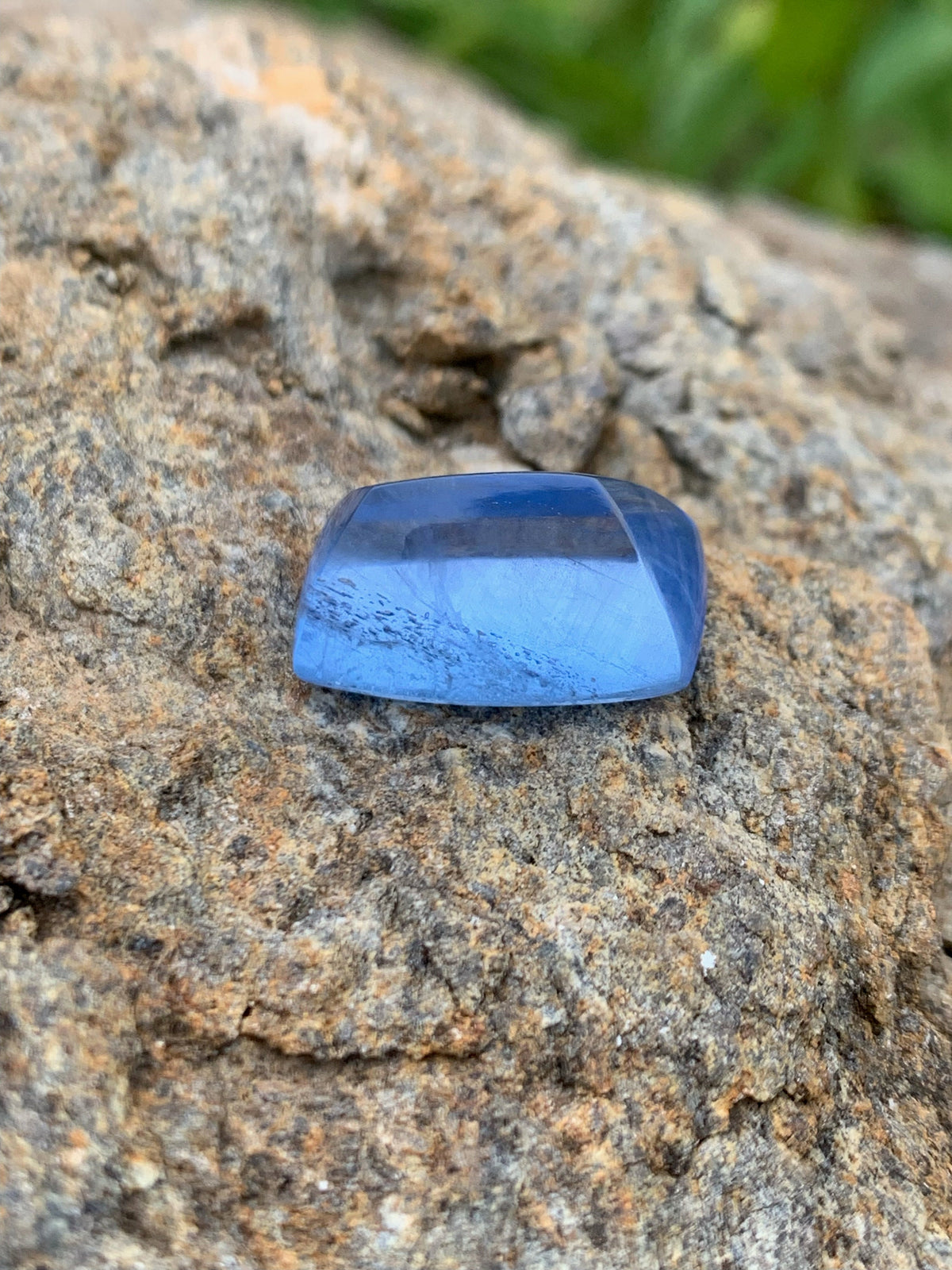 Mariner Blue Aquamarine Sugarloaf Cabochon: 18.70 CT Gemstone
