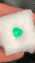 Natural Colombian Emerald: Pear Cut Green Gemstone, 2.68 Carats