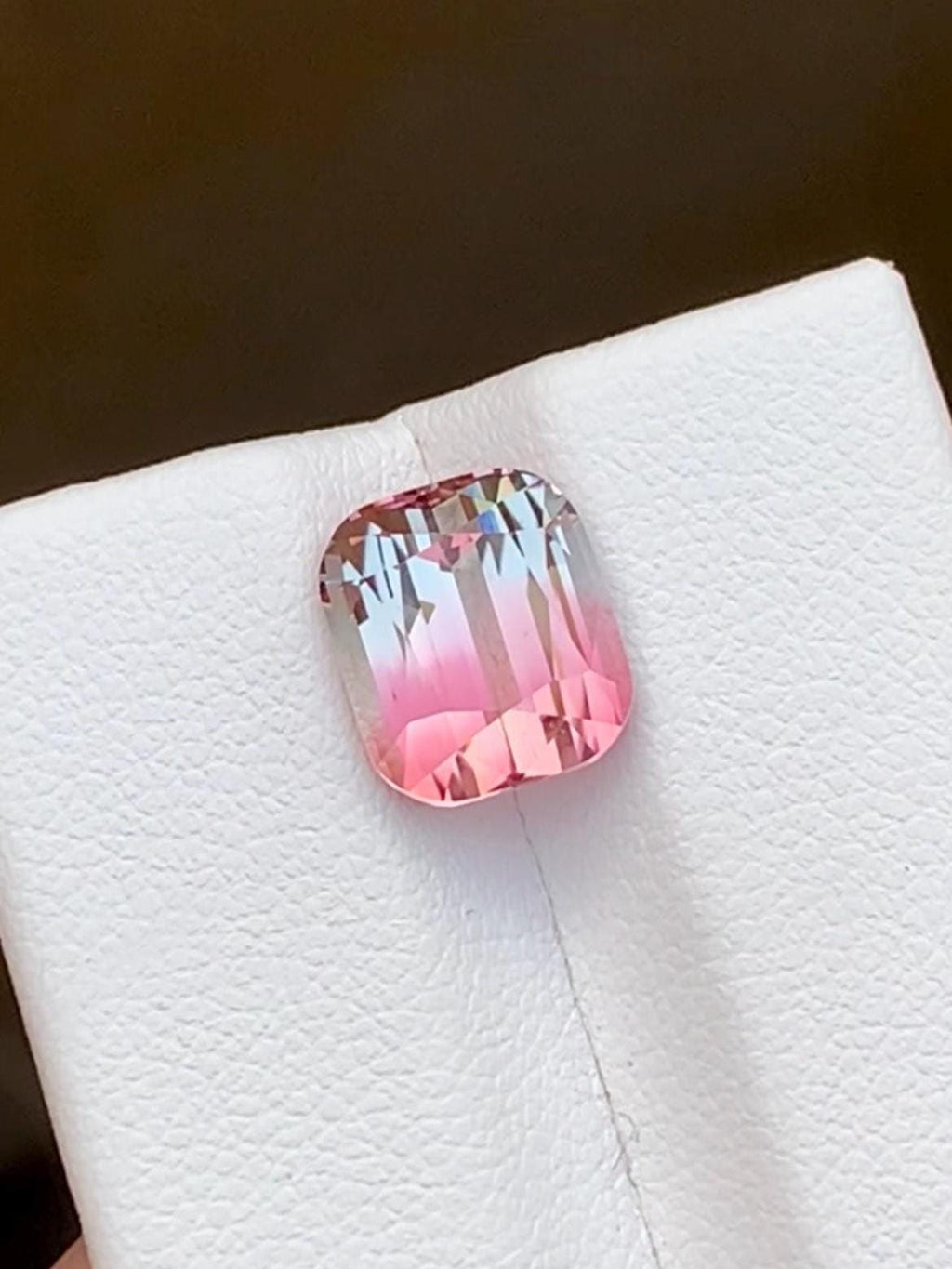 Bi-Color Tourmaline 4.30ct Cushion Cut Afghanistan