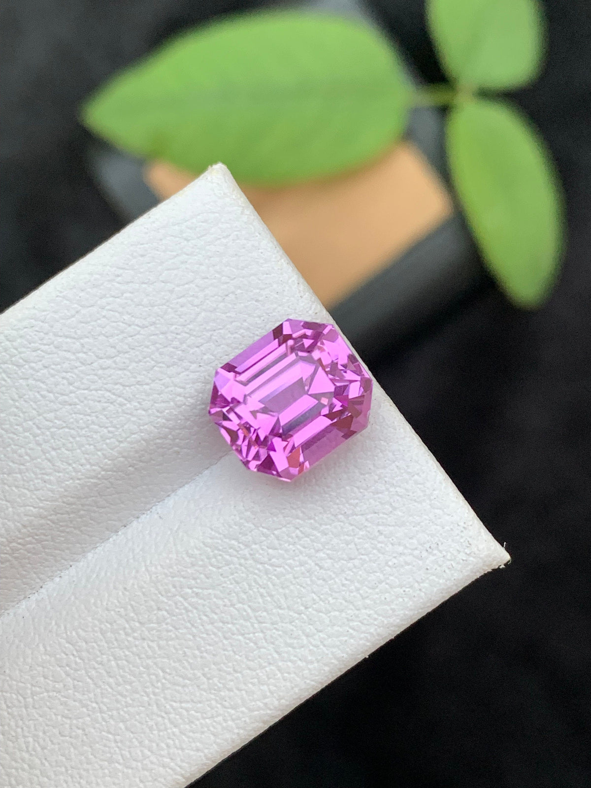 Magenta Pink Kunzite Gemstone: 5.60 CT Octagon Cut, October Birthstone