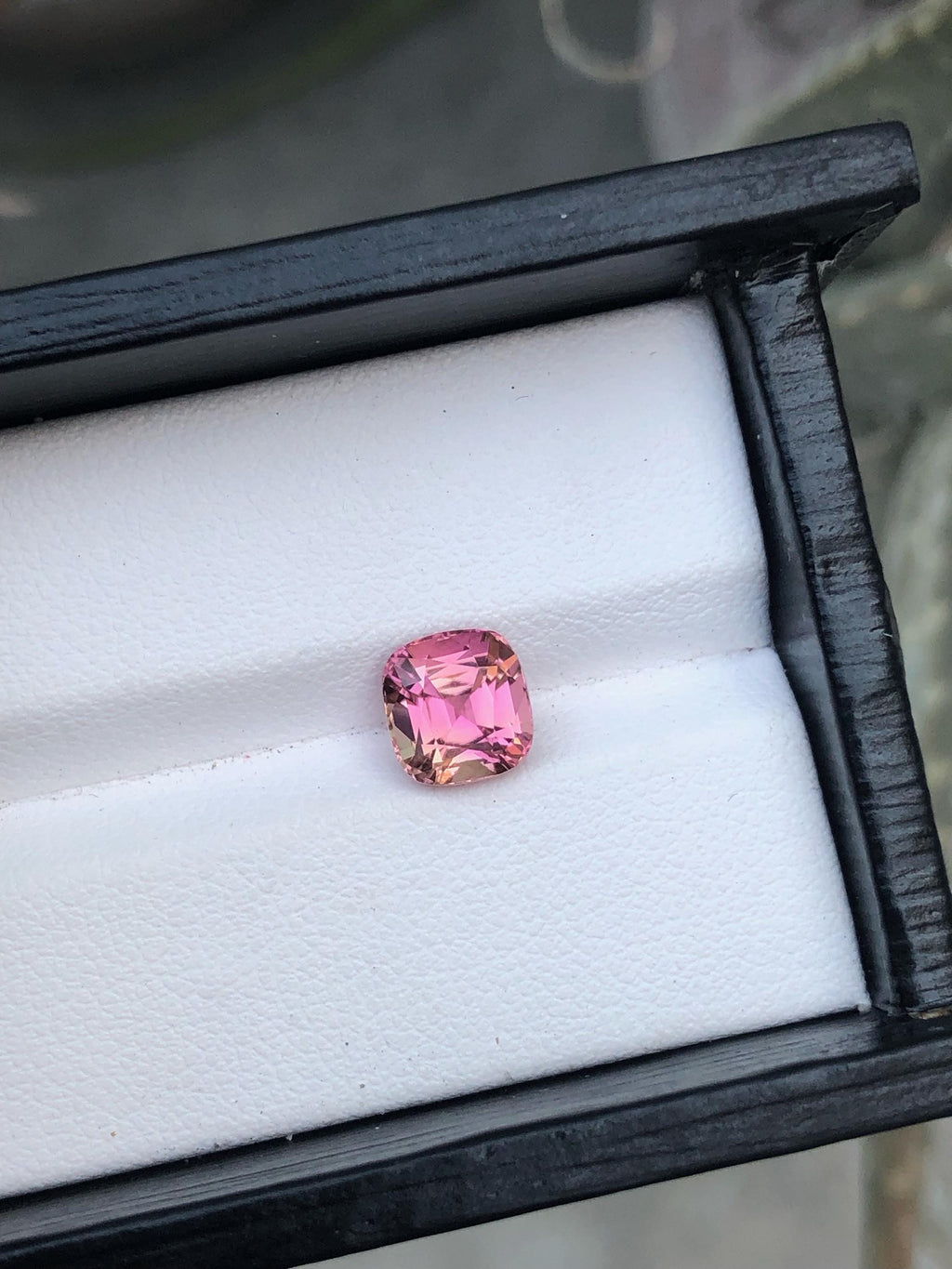 Natural Pink Tourmaline Gemstone: 2.25 CT Cushion Cut, Afghanistan Origin