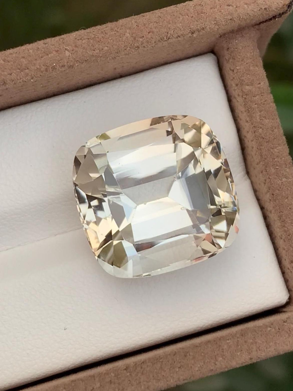 Golden Topaz 33.96ct Cushion Cut – Skardu Pakistan