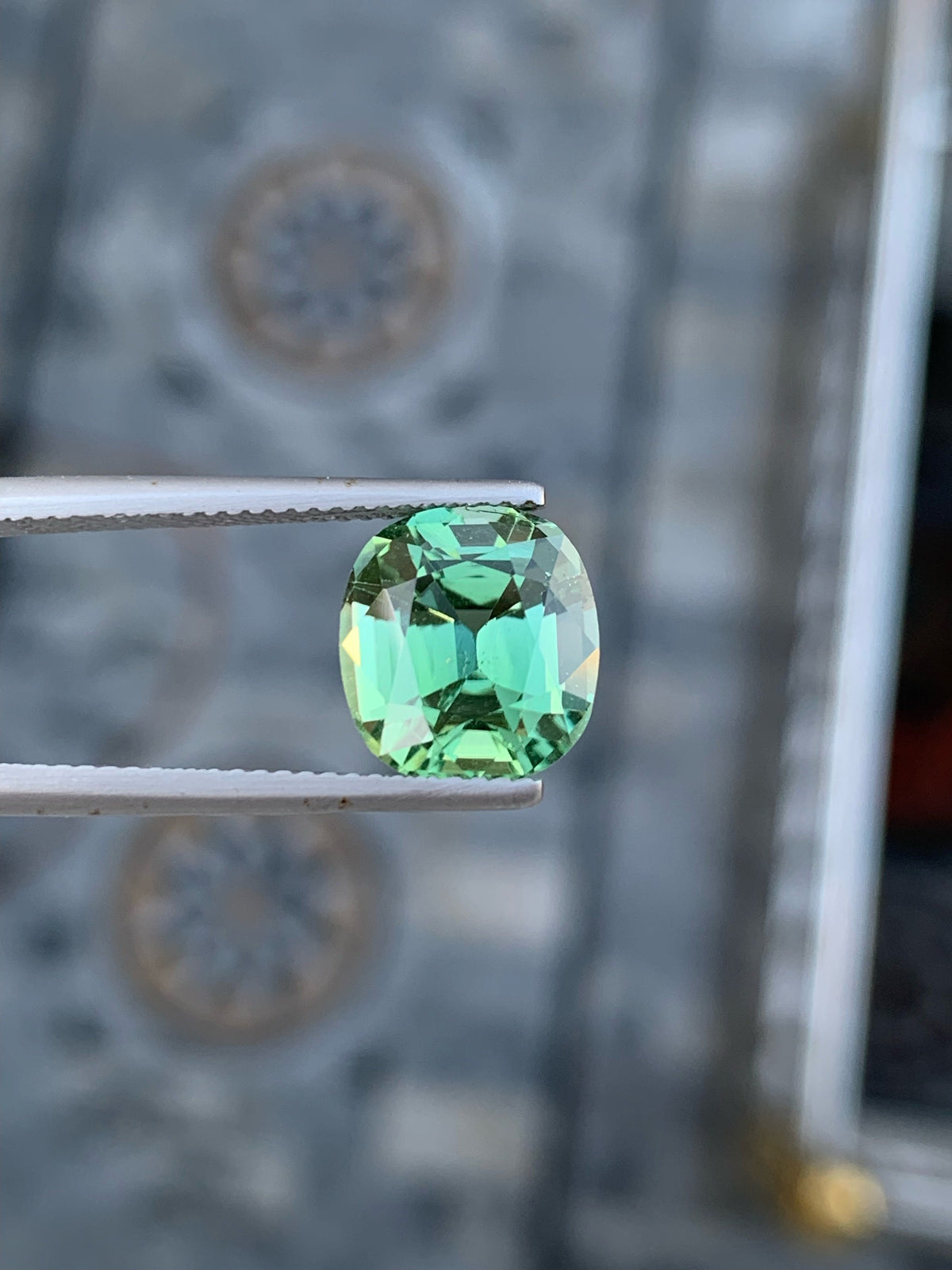 Sea Foam Green Tourmaline Gemstone: 4.80 CT Afghan Ring Stone