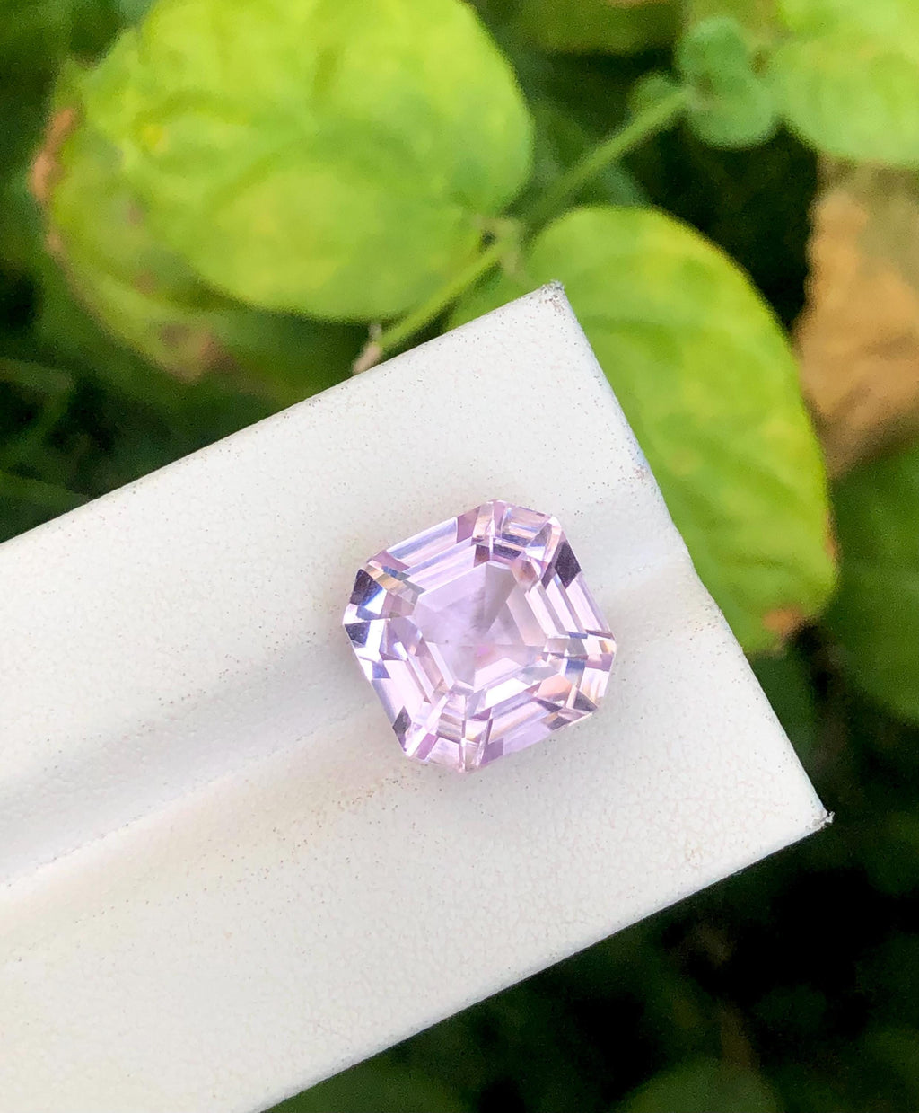 Pink Kunzite 11.95ct Asscher Octagonal Cut – Sparkling Afghan Gemstone