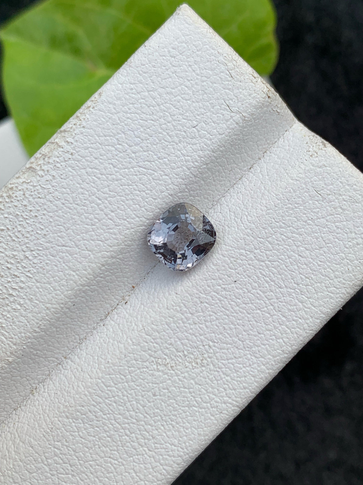 Grey Spinel Loose Gemstone: 1.25 CT Cushion Cut, Afghanistan Origin