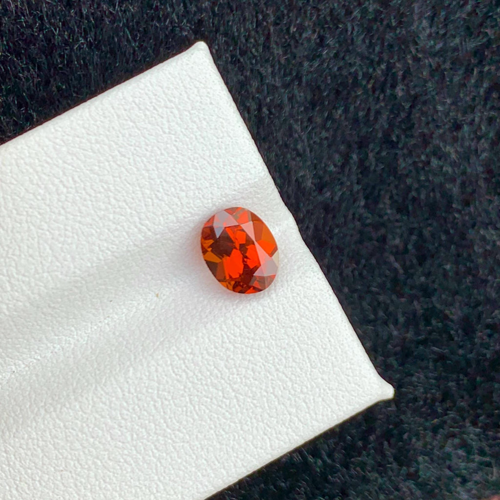 Fanta Garnet 1.55ct Oval Cut Loose Gemstone from Madagascar