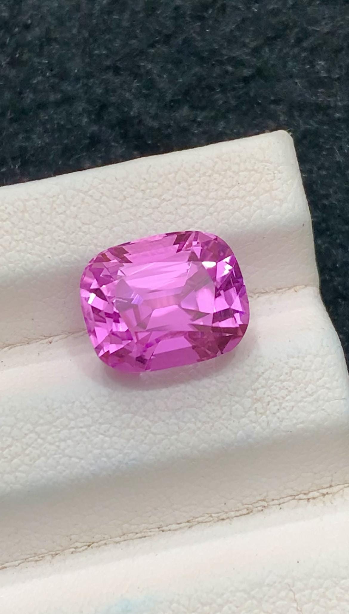 Pink Kunzite 5.50ct Cushion Cut Loose Gemstone from Afghanistan