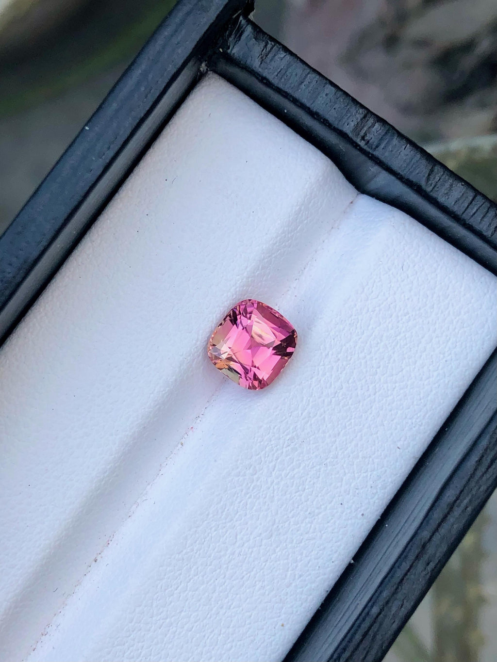 Natural Pink Tourmaline Gemstone: 2.25 CT Cushion Cut, Afghanistan Origin