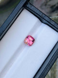 Natural Pink Tourmaline Gemstone: 2.25 CT Cushion Cut, Afghanistan Origin