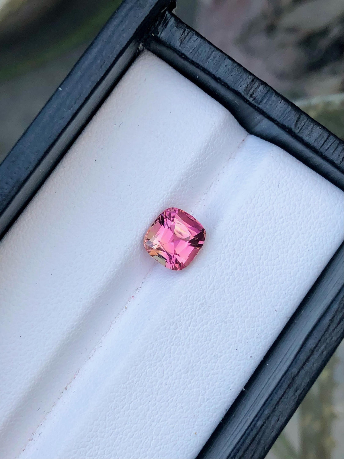 Natural Pink Tourmaline Gemstone: 2.25 CT Cushion Cut, Afghanistan Origin