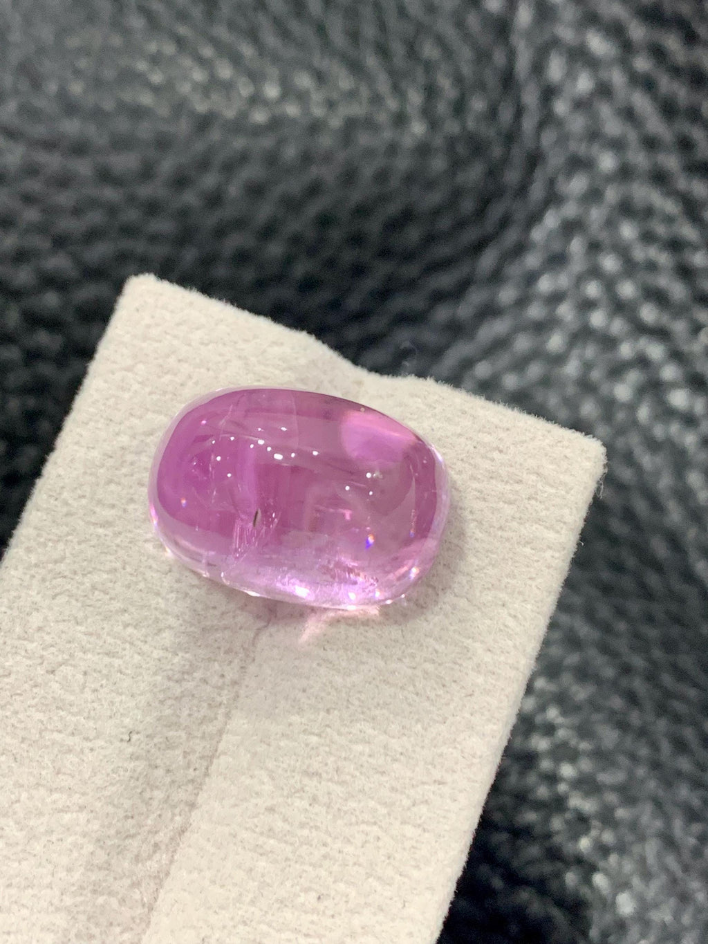 Kunzite 24.15ct Cabochon Oval — Afghanistan | Soft Pink, Elegant Lapidary Grade
