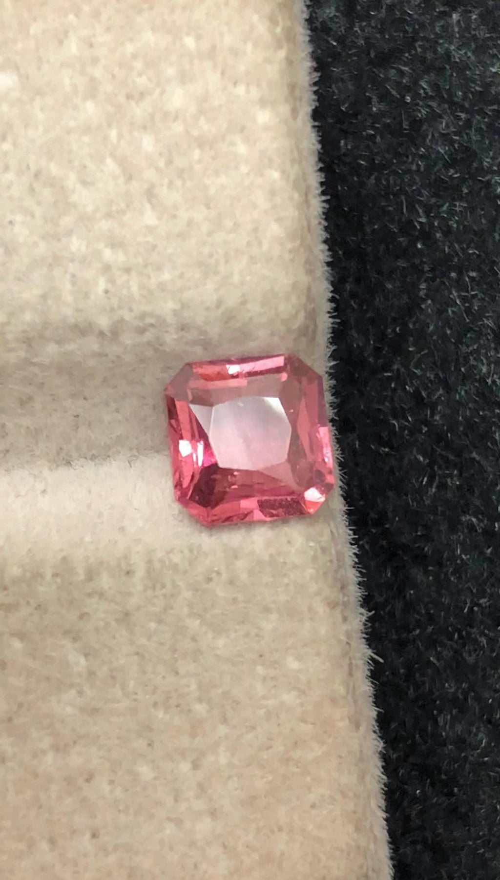 Sunset Padparadscha Sapphire 0.82 ct Fancy Octagonal Cut – From Madagascar With Certificate