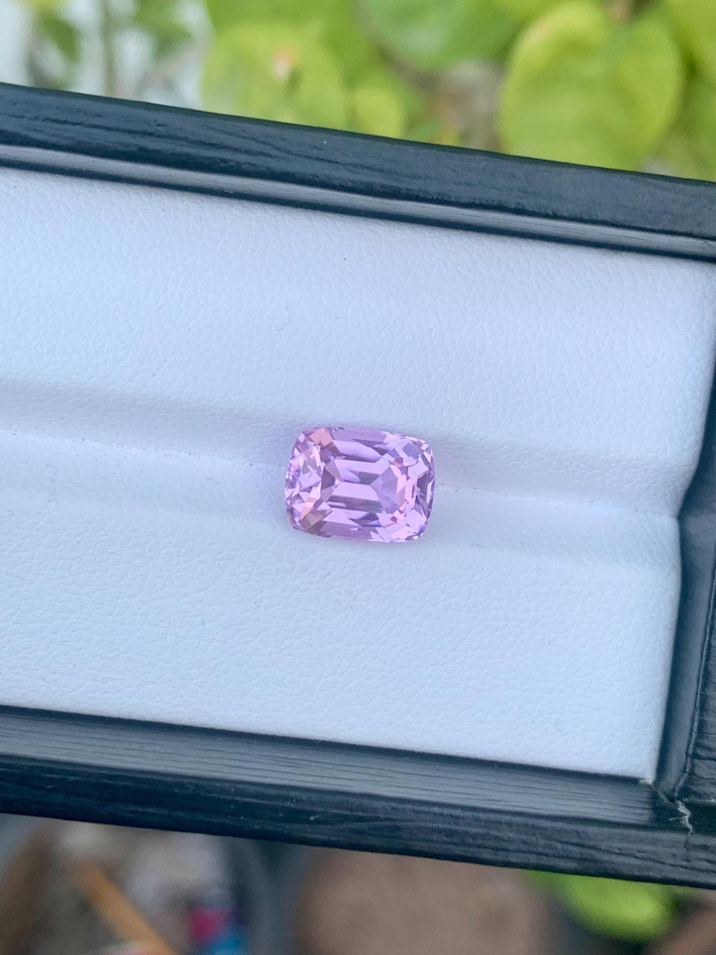 Baby Pink Kunzite Gemstone: 4.10 CT Cushion Cut Spodumene