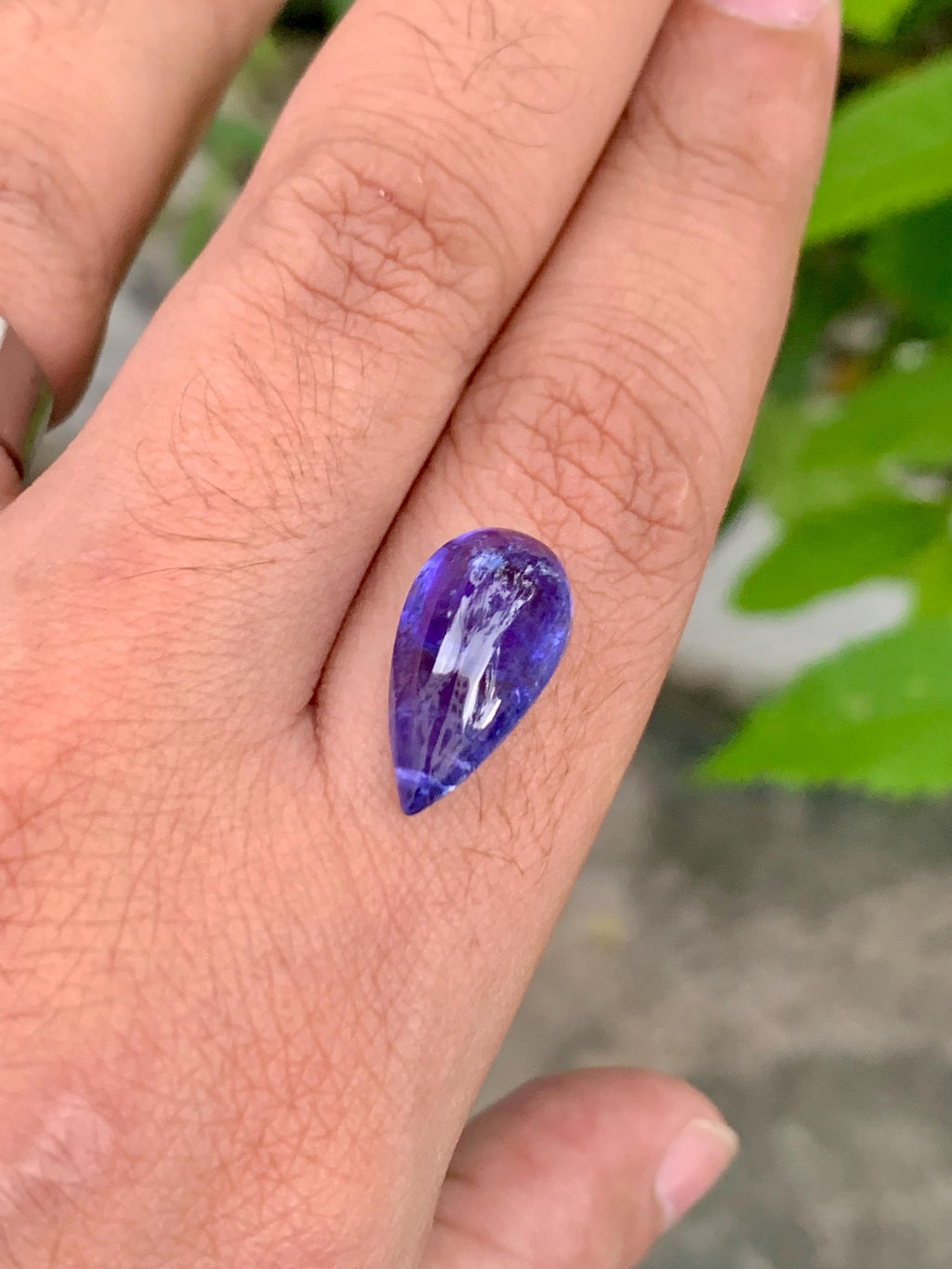 AAA Tanzanite Cabochon: Loose December Birthstone, Jewelry Making (10.13 Carat
