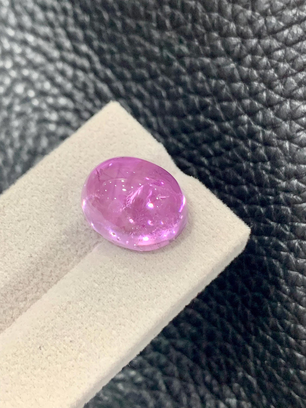 Pink Kunzite 20.30ct Oval Cabochon | Lustrous Afghan Gem